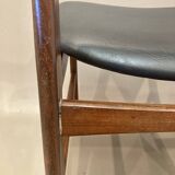 Set of 4 "Scandinavian design" chairs 1950
