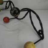 Ancien porte manteau fer forgé