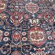 Large vintage rug Chobi Afghan handmade 274x404 cm