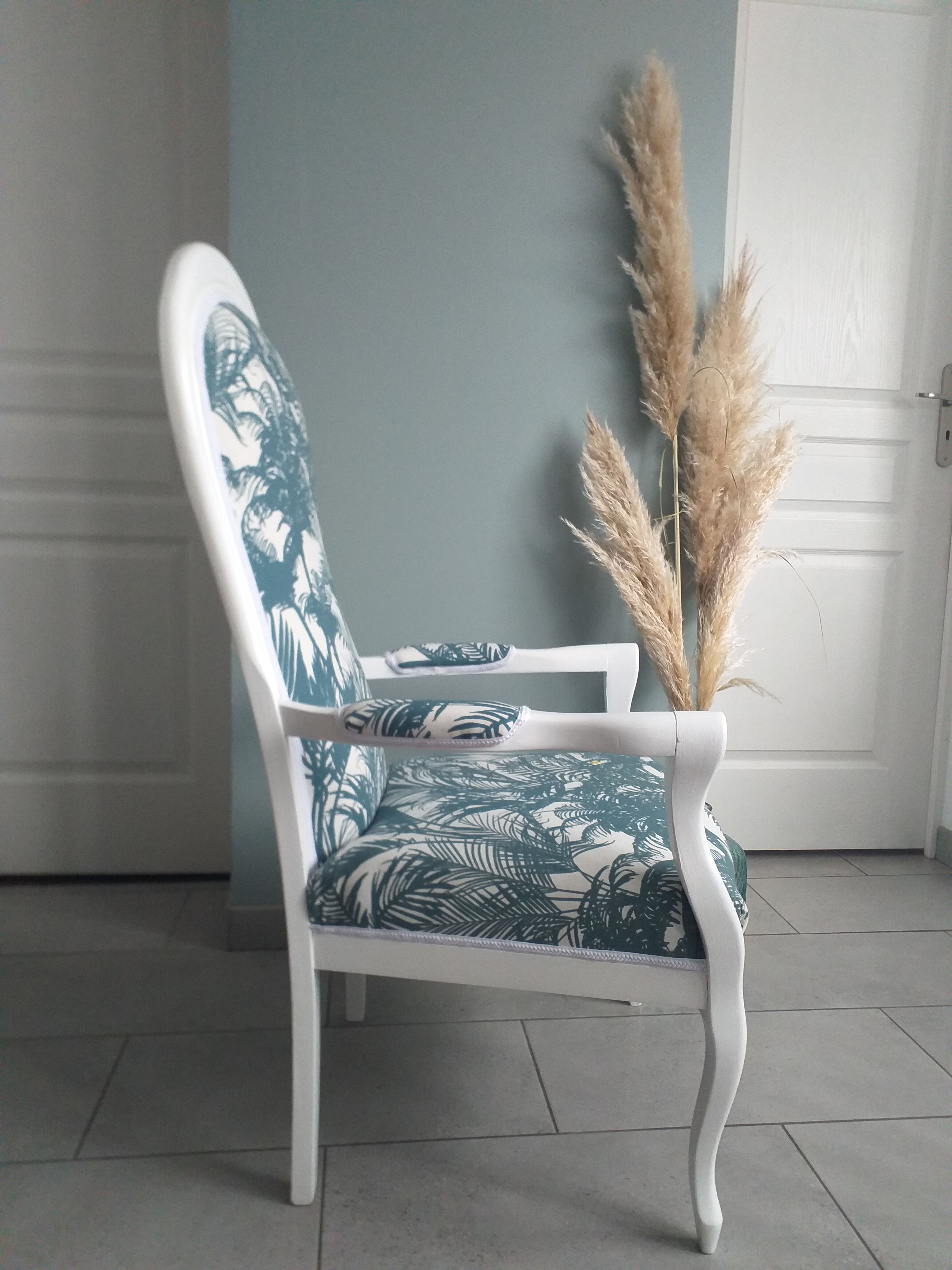 Voltaire style armchair