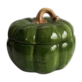 Vintage pumpkin ceramic pot