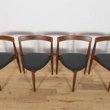 Mid-Century Teak Dining Table and Chairs Set by Hans Olsen for Frem Røjle, Denmark, 1950s, Set of 5