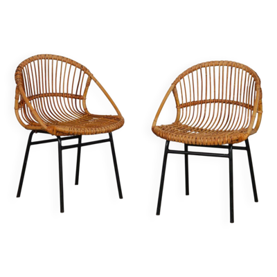 Paire de fauteuils vintage par Jan Kalous pour Uluv, 1960