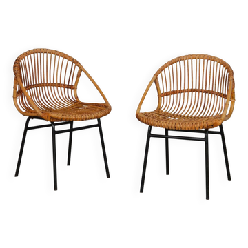 Paire de fauteuils vintage par Jan Kalous pour Uluv, 1960