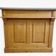 Solid pine bar counter