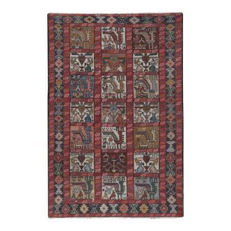 Vintage Turkish rug from Oushak, hand-woven 120x185 cm