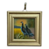 Mid-Century Oil on Panel – “Birds” by Unknown, Vintage & Framed