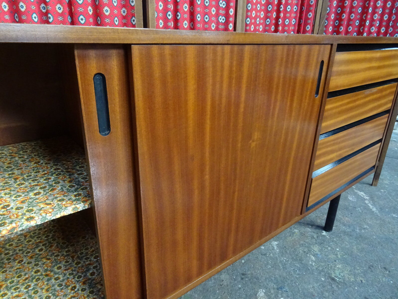 Scandinavian sideboard sliding doors