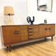 Teak and rosewood row