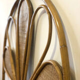 Rattan and bamboo headof