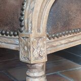 Fauteuil Baroque suédine