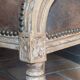 Baroque suede armchair