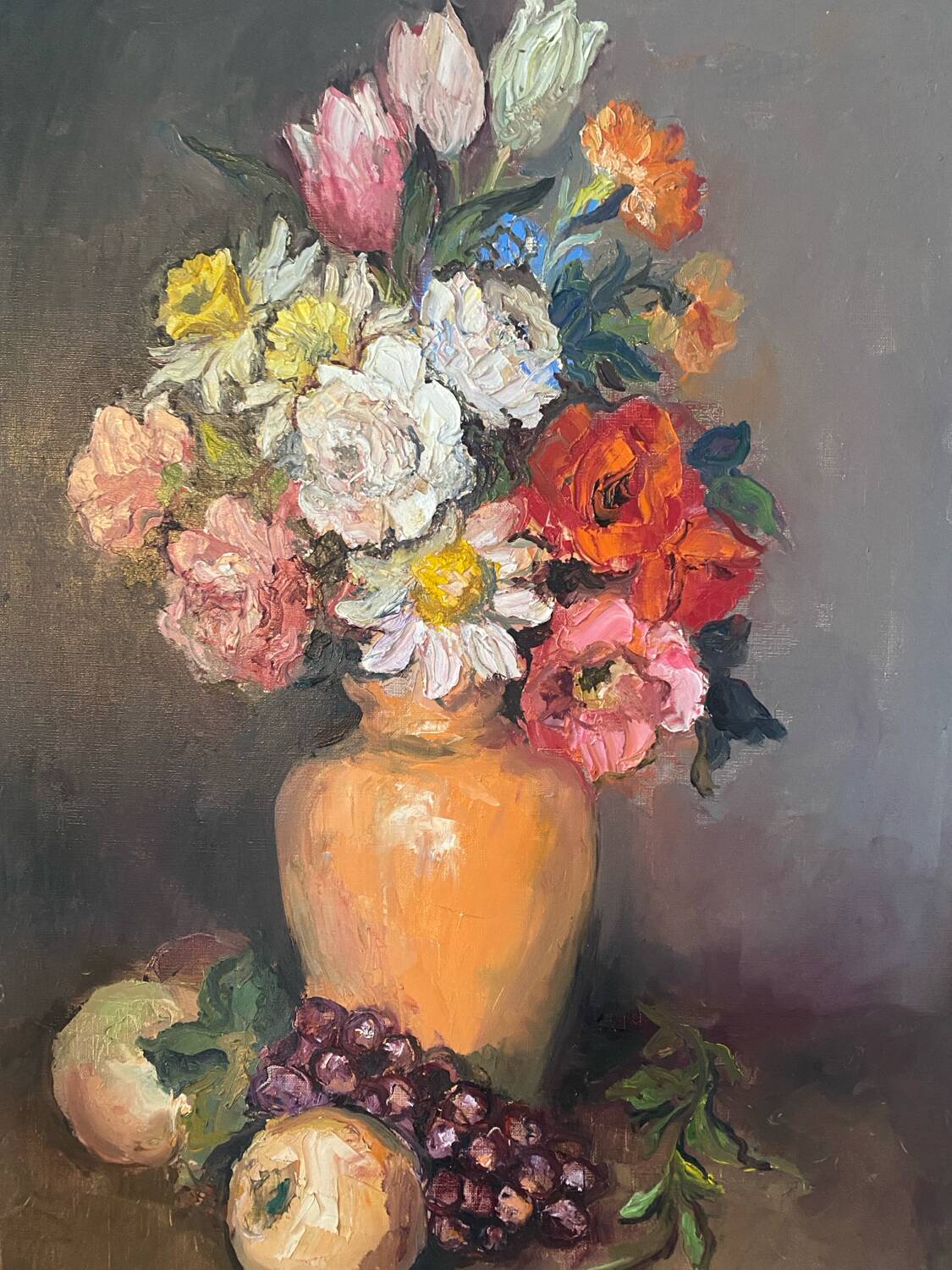 Still life with flowers signed 1992