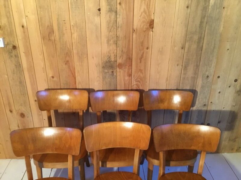 Lot 6 bistro chairs