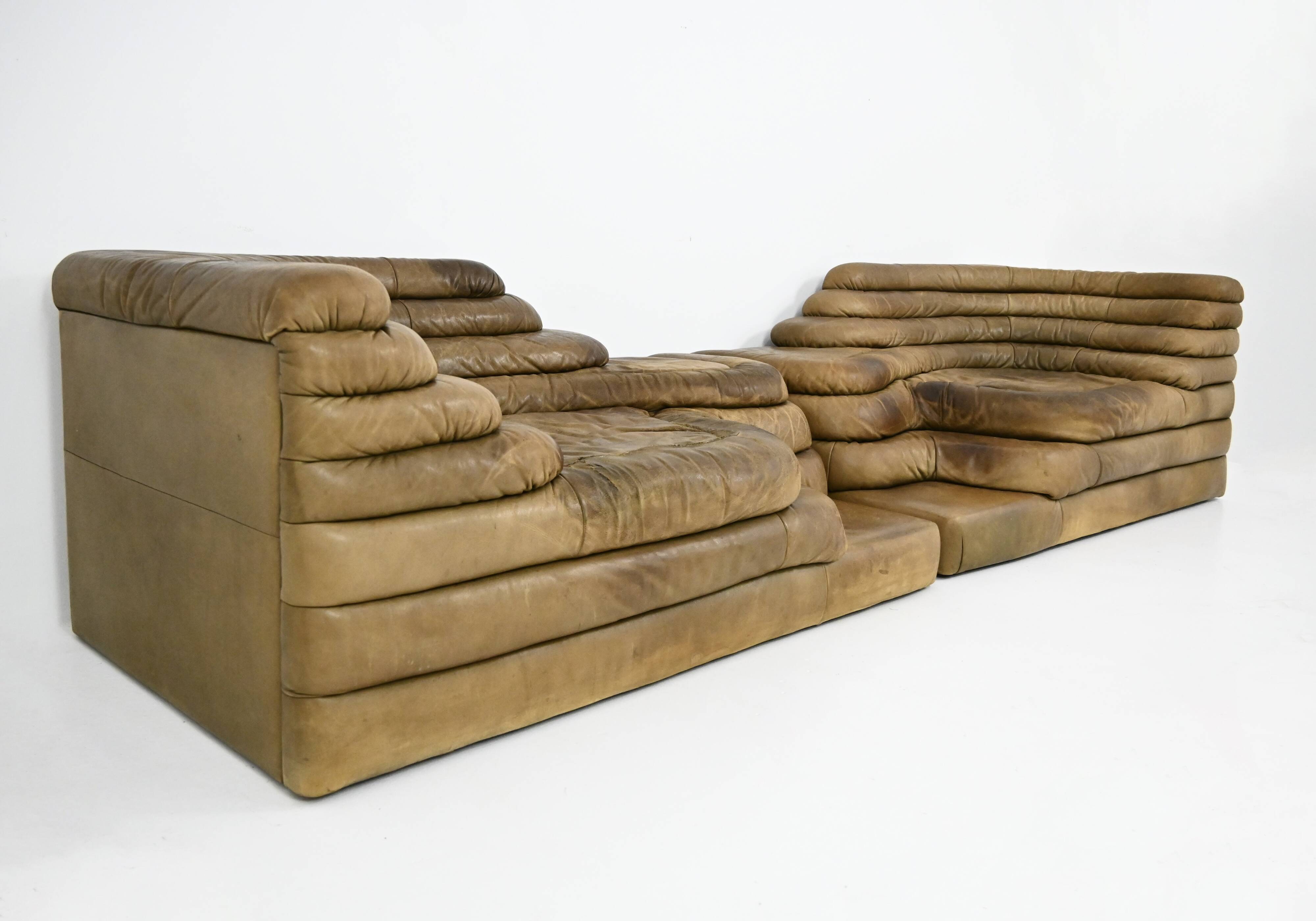 DS-1025 sofa Terrazza by Ubald Klug for De Sede, 1970s