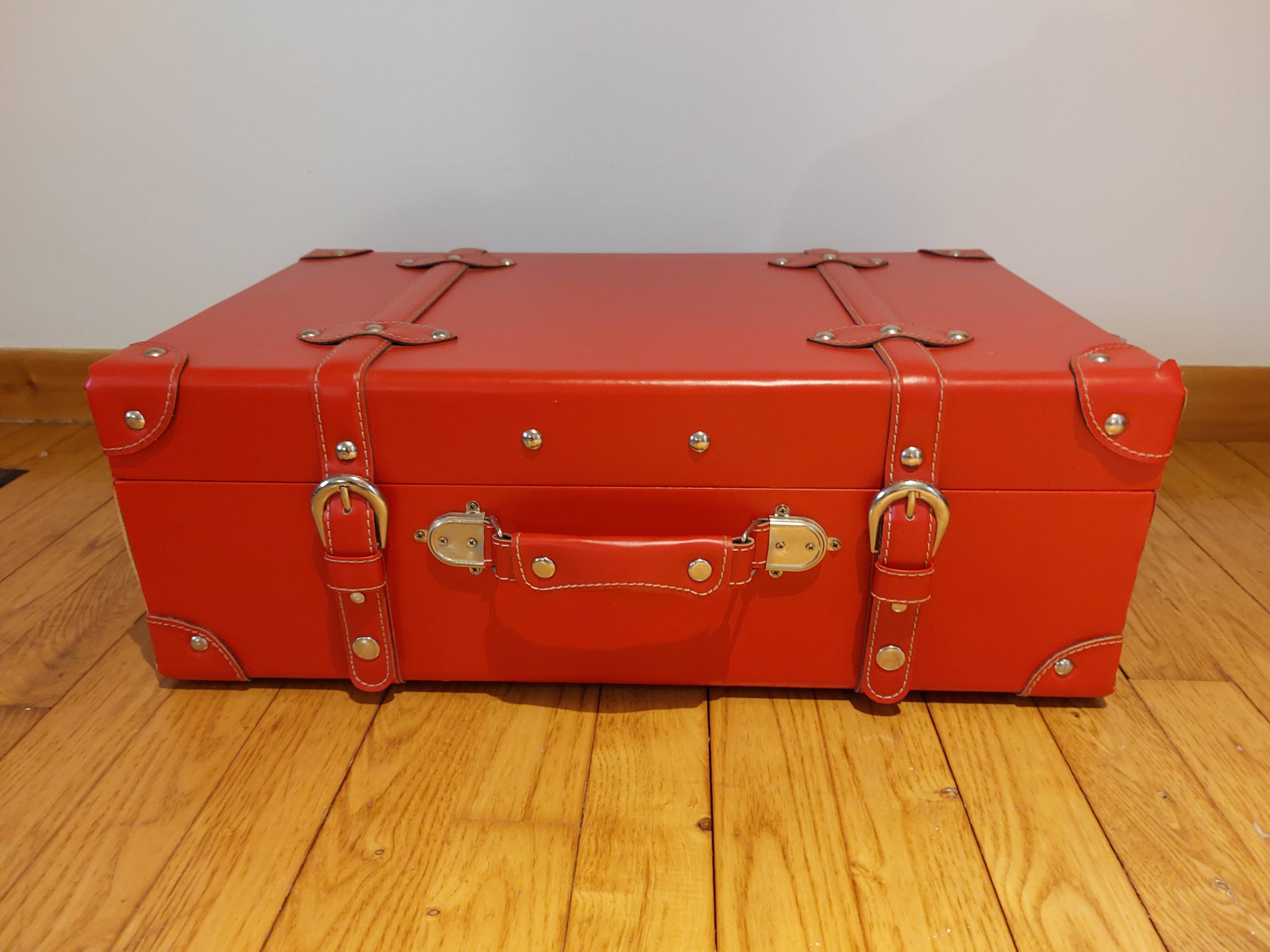 Red suitcase