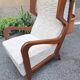 Armchairs Wooden Ears Model in White Boucle by Gio Ponti for Manifattura Artigianale Italiana, 1990s, Set of 2