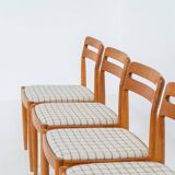 Set of 4 dining chairs by H.W. Klein for Bramin