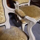 Pair of armchairs cabriolet louis xv