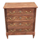 Louis XVI imperial chest of drawers renovated in 19th century mahogany