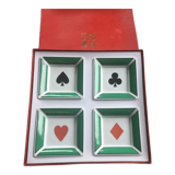 Set of 4 pocket drains pattern playing cards