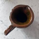 Old signed artisanal pitcher