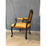 Lot de 2 fauteuils en bois de hêtre