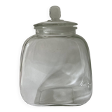 Confectioner's jar, marshmallows and caramels