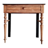 Old wooden table turned legs renovated