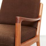 Fauteuil "Senator" du milieu du siècle par Ole Wanscher pour France & Søn