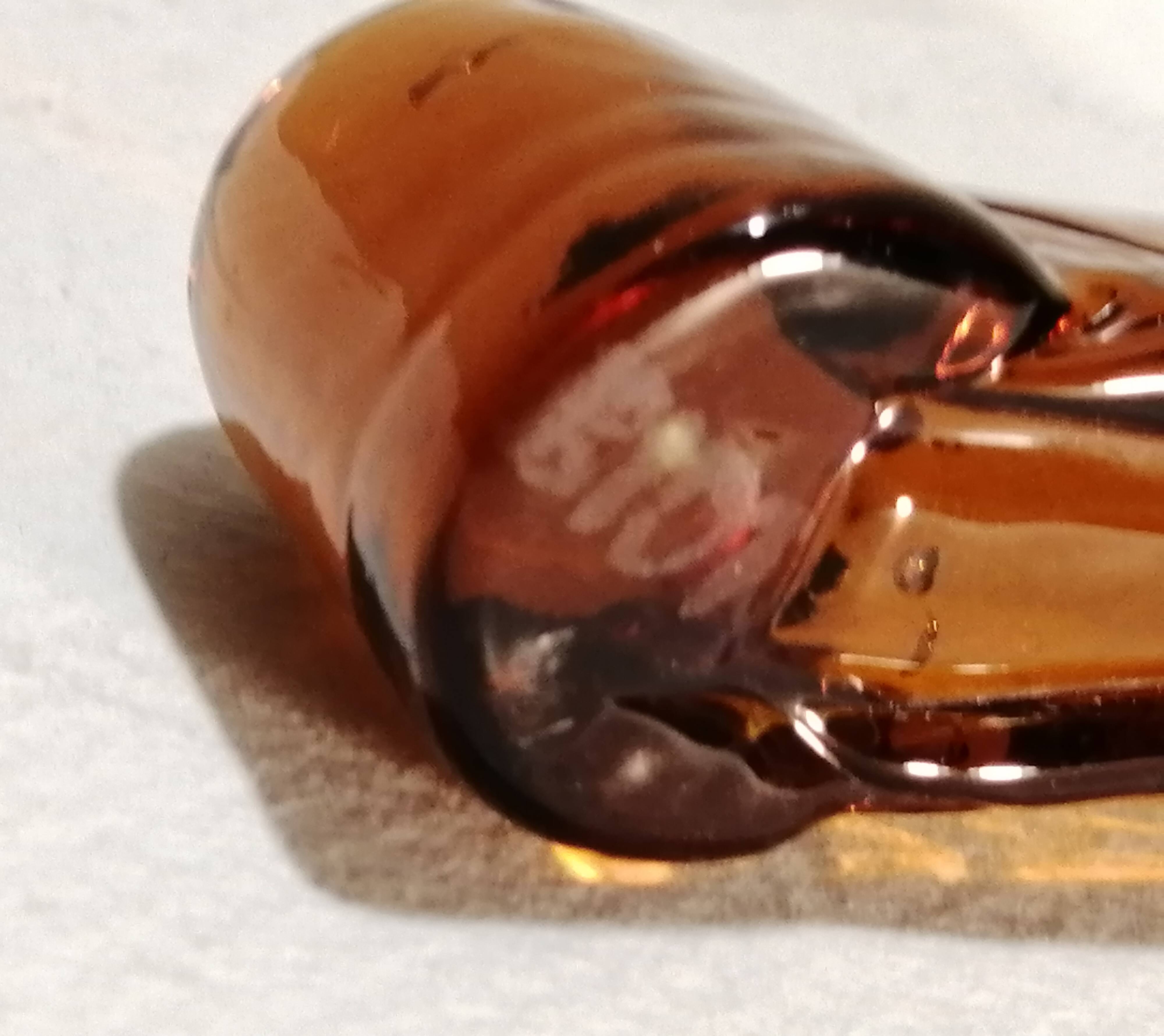 Signed 1960 BIOT 1960 bubled glass knife holder