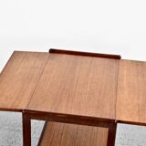 Midcentury Fold Up Drinks Trolley / Hostess In Teak.