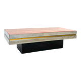 Table basse en marbre rouge