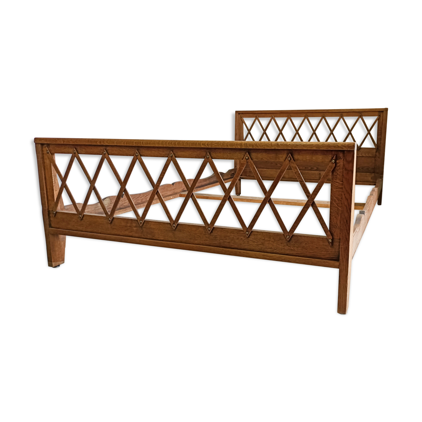 Old vintage braces bed