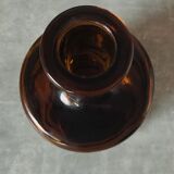 Amber glass bottle