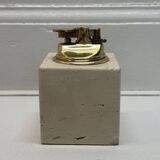 Travertine table lighter