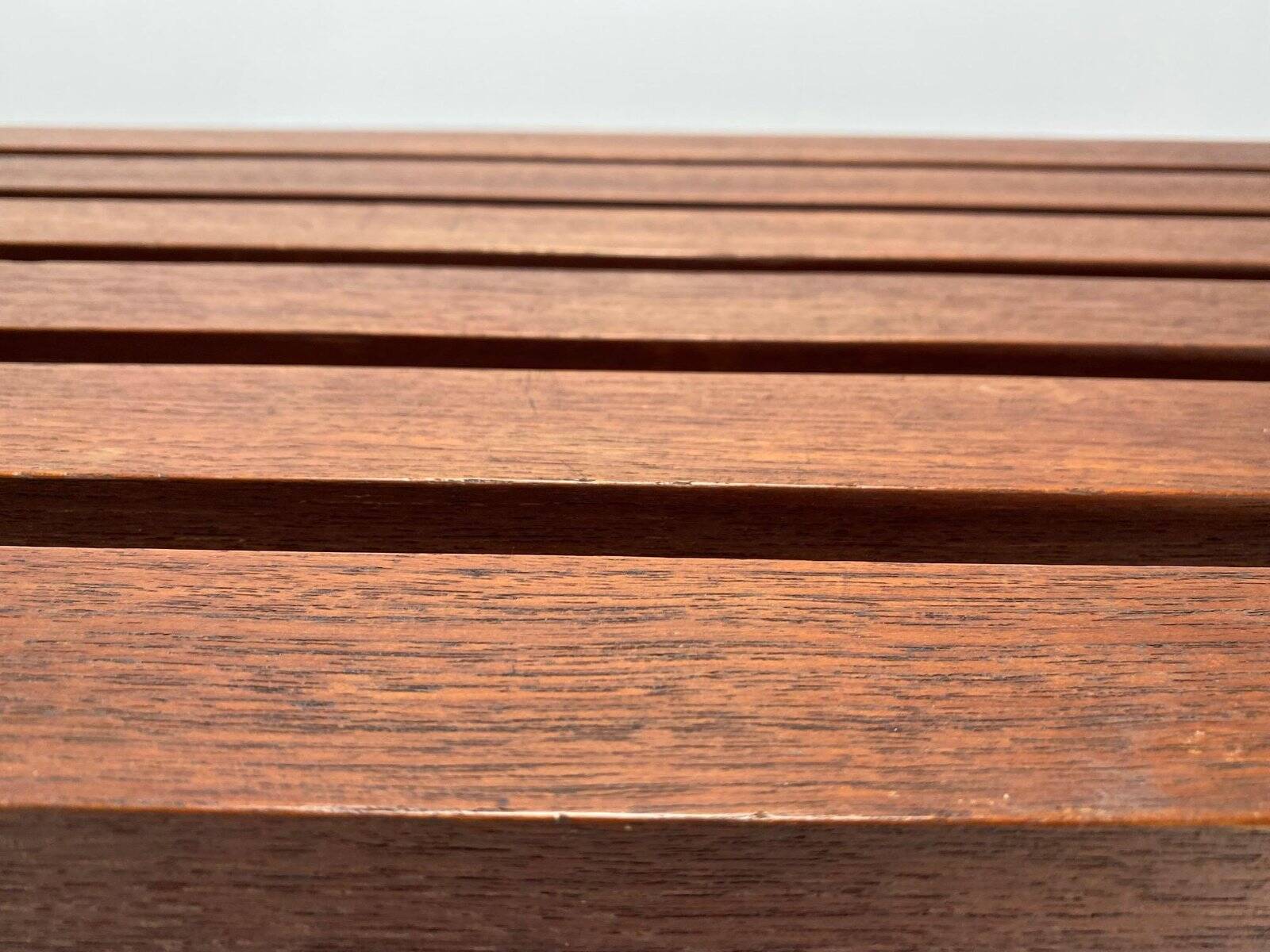 Mid-Century Bench in Iron and Brass, 1950s