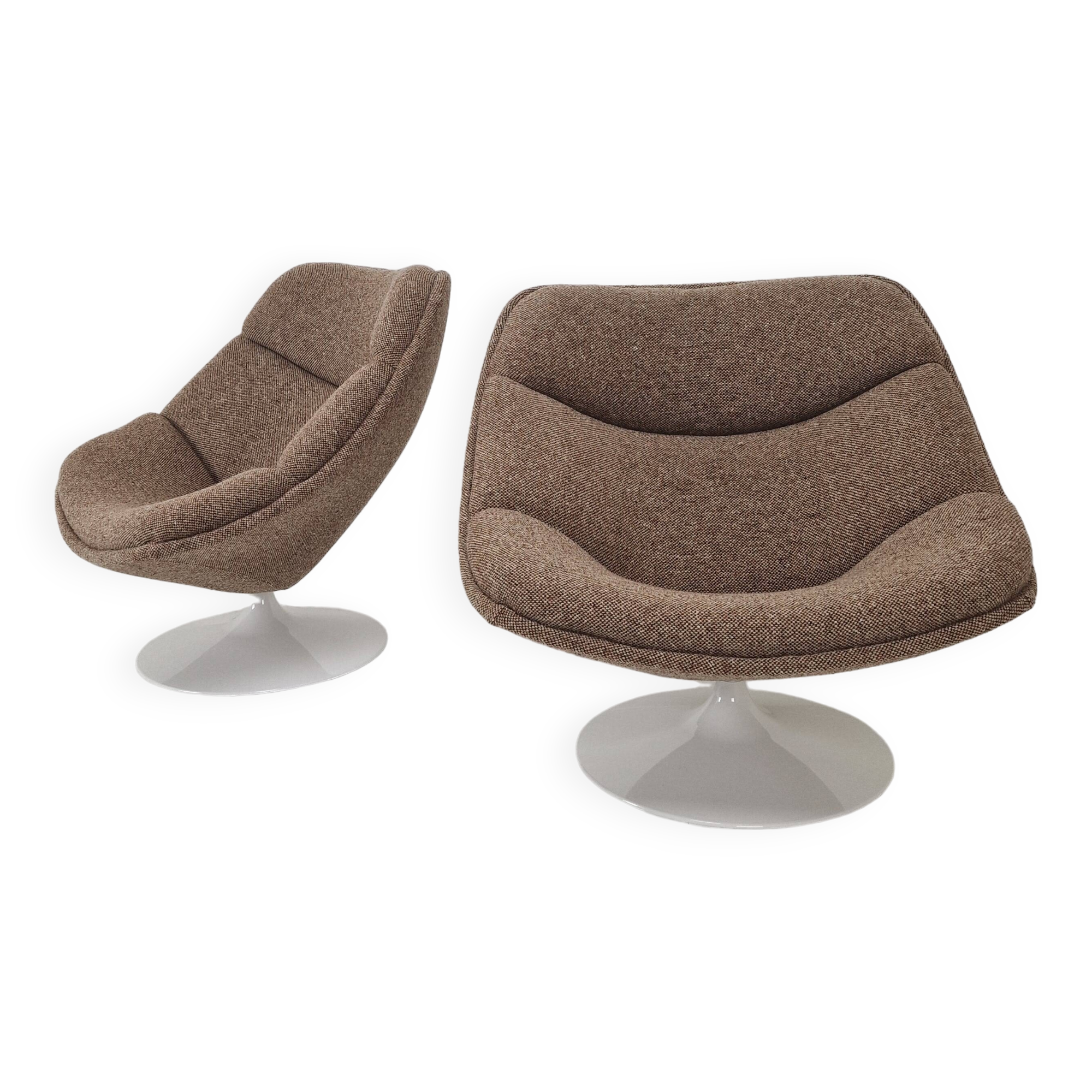 Set of 2 F557 Lounge Chairs by Pierre Paulin for Artifort, 1960s