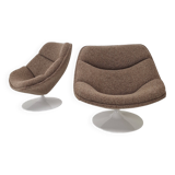 Set of 2 F557 Lounge Chairs by Pierre Paulin for Artifort, 1960s