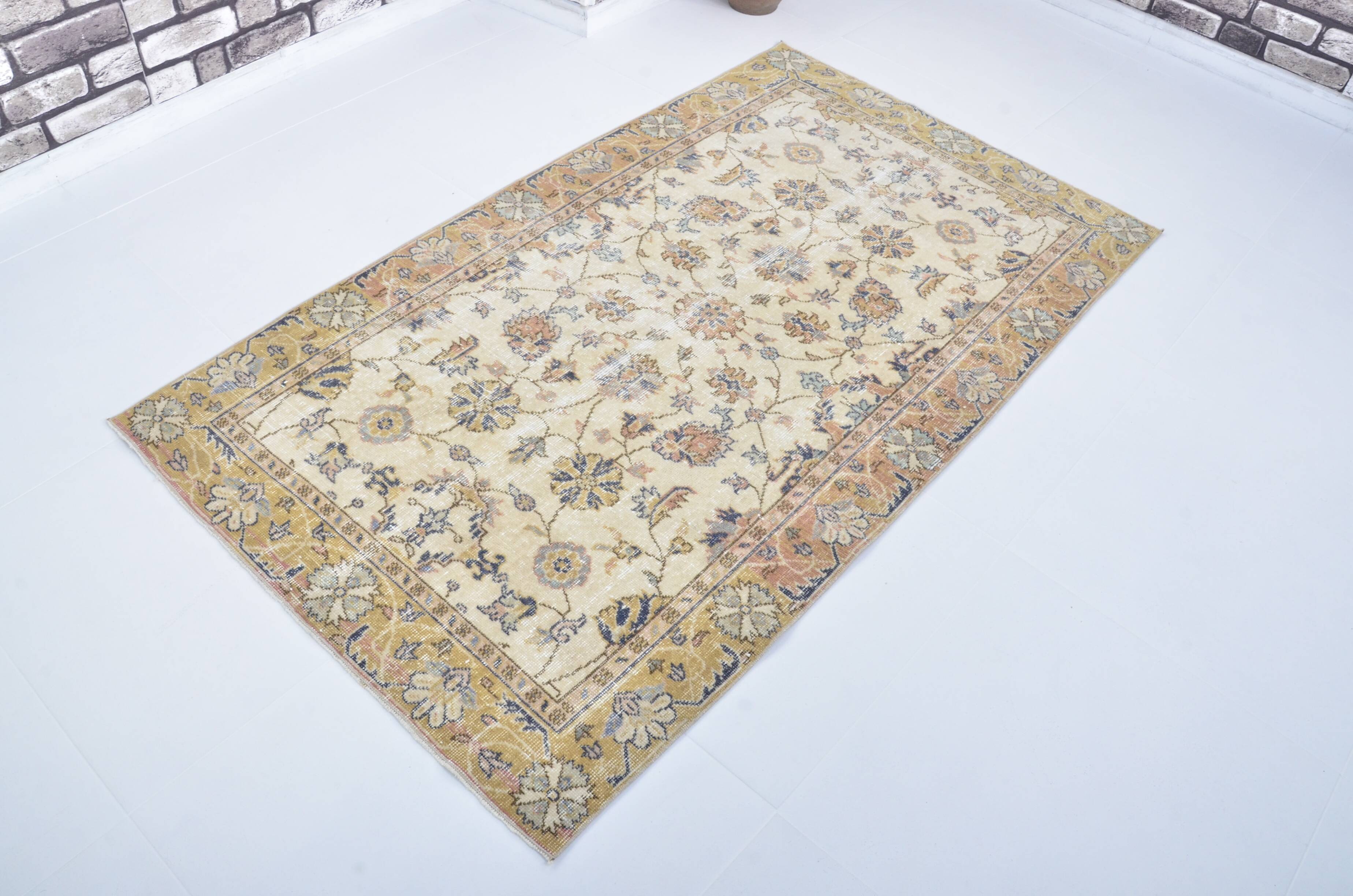 Flower Design Oushak Area Carpet sku 3347