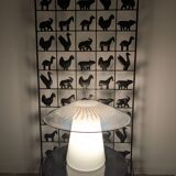 Murano Glass Mushroom Lamp with Jellyfish Effect, 1980s