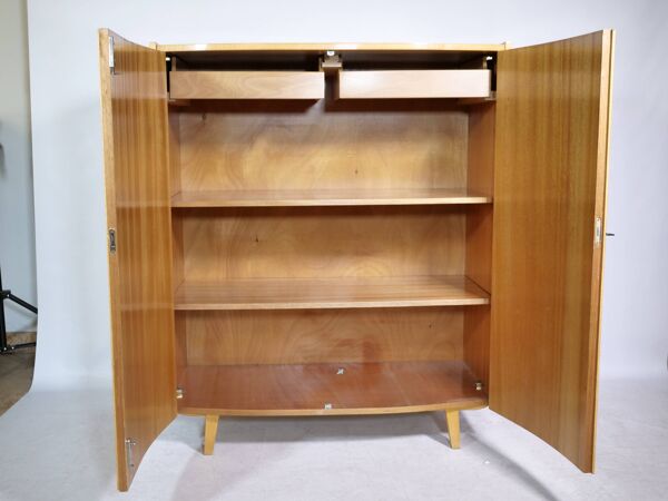 Meuble d'entrée en bois de style Mid-Century, provenant d'Allemagne, années 1960