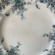 Set of 8 flat plates 19th century Terre de Fer, “Stella” Onnaing earthenware