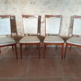 Set of 5 chairs 60s