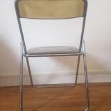 Metal and plexiglass folding chair