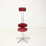 Height-Adjustable Swivel Chair 1980s, Czechoslovakia