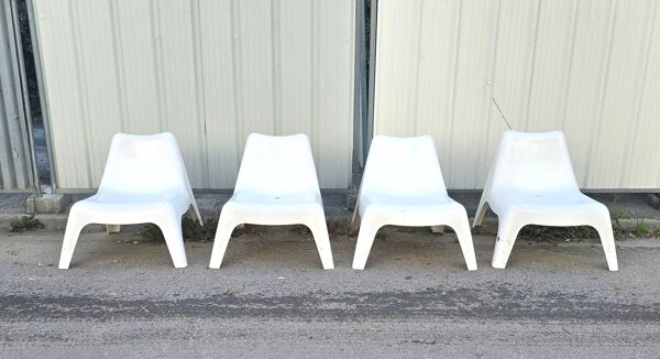 Suite de 4 fauteuils VAGO, Ikea