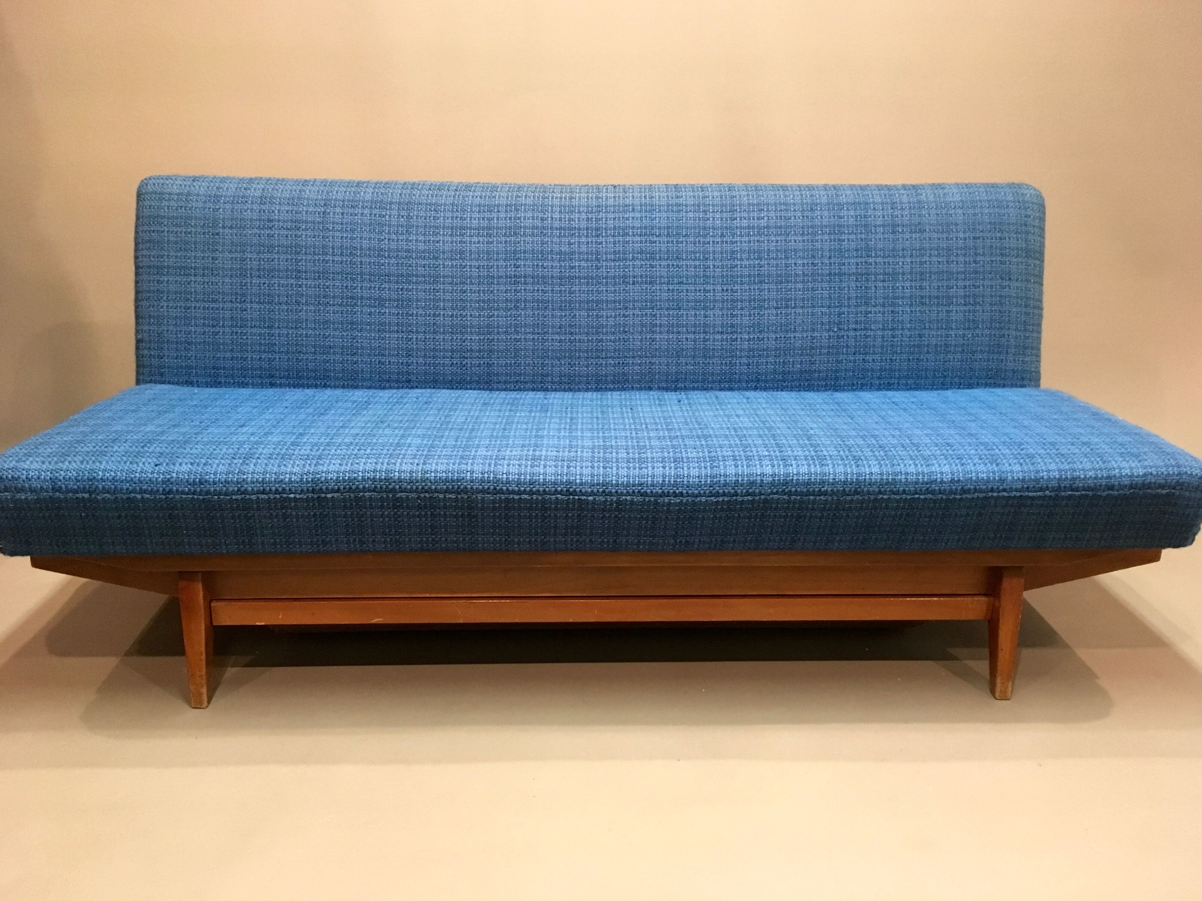 Scandinavian blue daybed couch