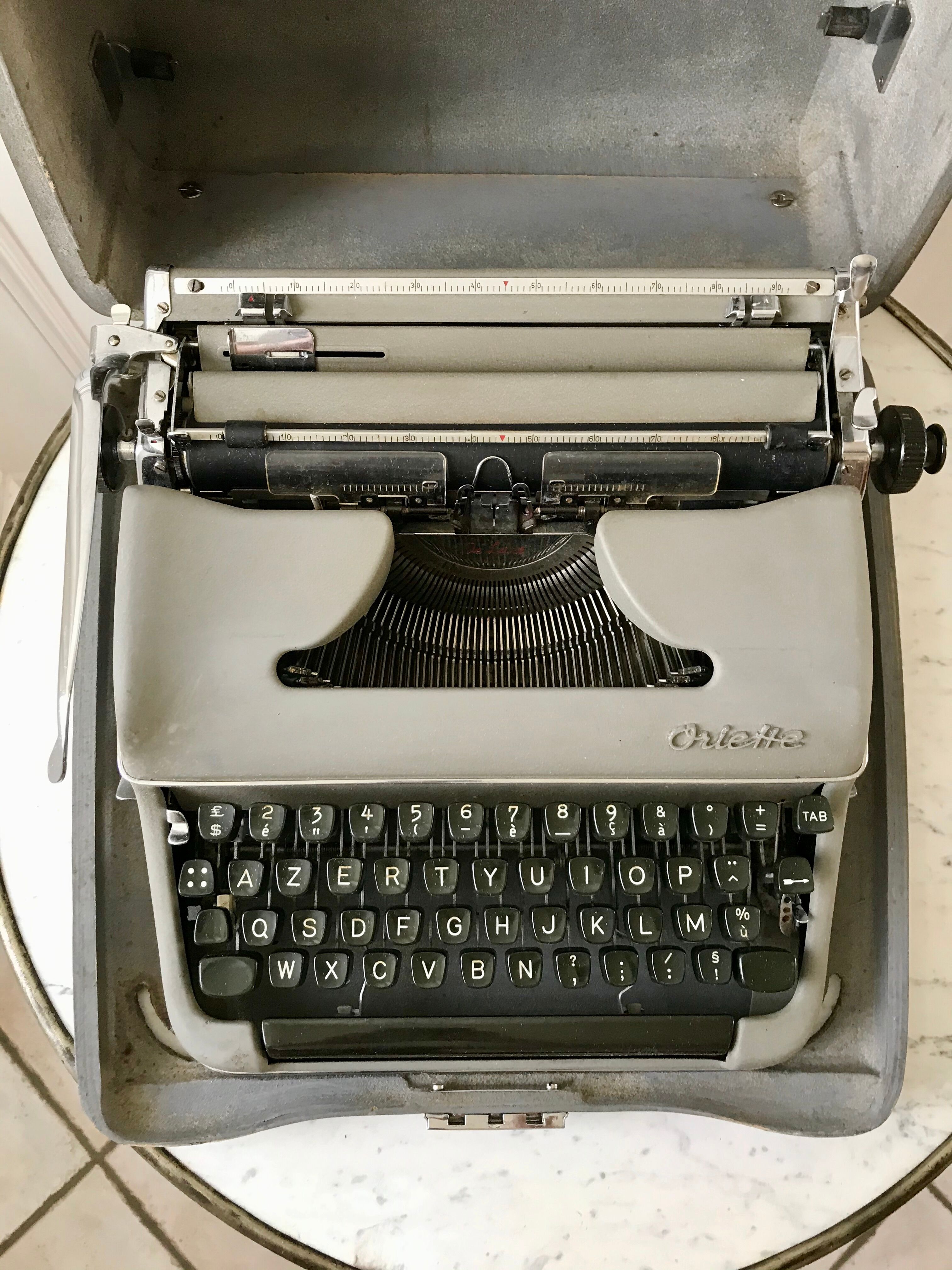 large typewriter Olympia model Oriette years 60-70