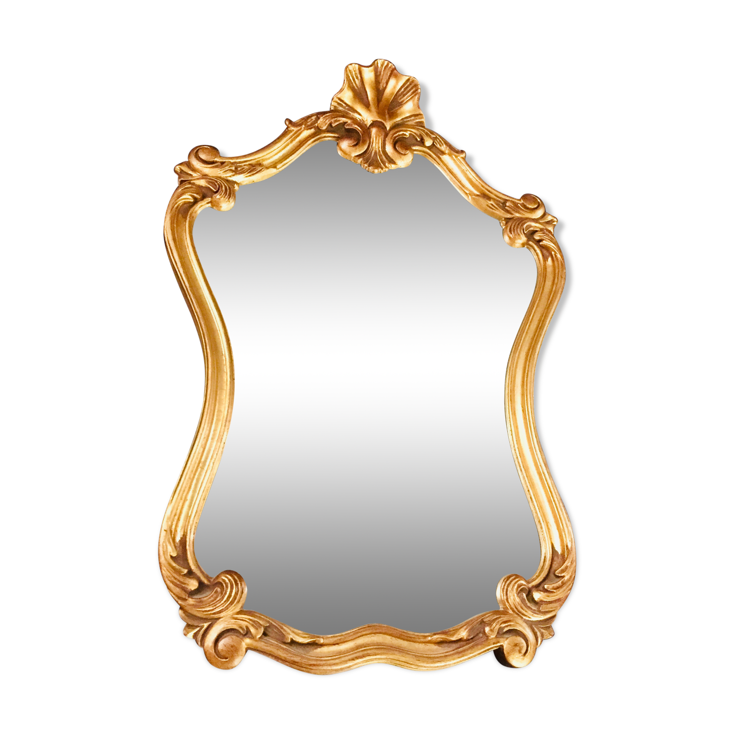 Louis XV style gold mirror 60x40 cm